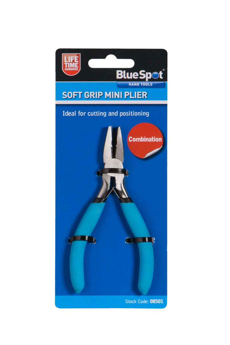 Miniature Combination Pliers with Soft Grip
