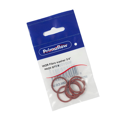 PrimaFlow - Fibre Washer - 19mm (3/4”) - Pack of 6