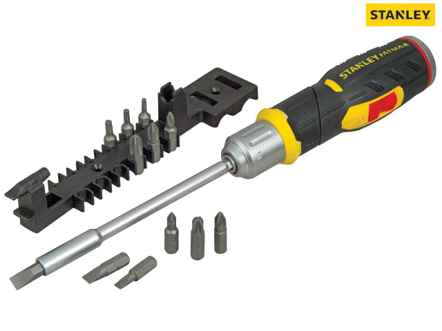 Stanley FatMax Ratchet Screwdriver With 12 Bits