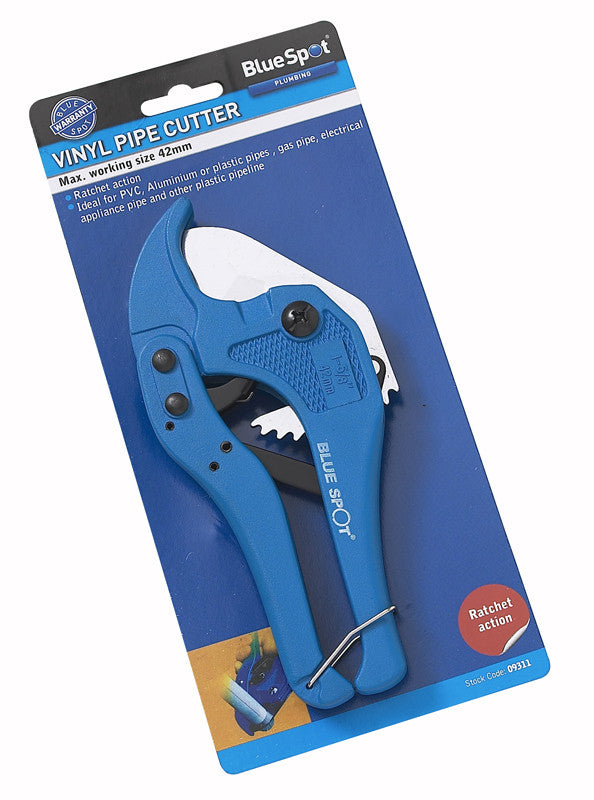 BlueSpot 42mm Ratchet PVC Pipe Cutter