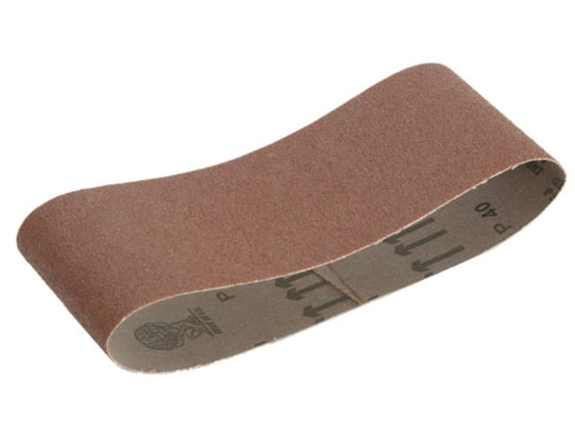 Faithfull - Abrasive Cloth Belts For Power Tools - 533mm x 75mm - Pack of 3