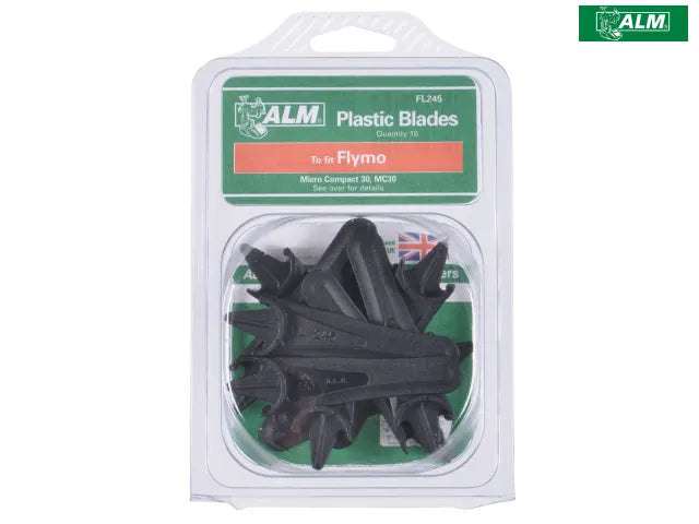 ALM Plastic Blades to Fit Flymo Micro Compact 30, MC30 - FL245