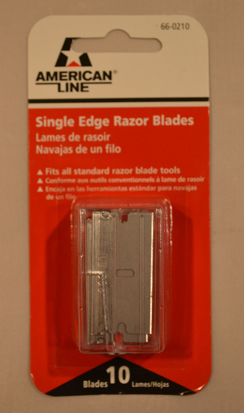 American Line - Single Edge Razor Blades - 10 Pack (LOCAL PICKUP/DELIVERY ONLY)