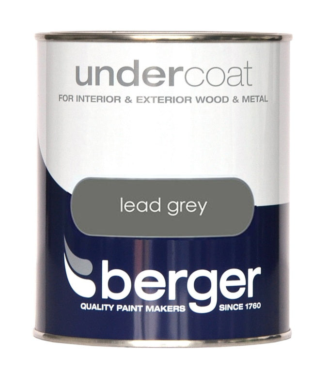 Berger - Undercoat - Lead Grey - 750ml