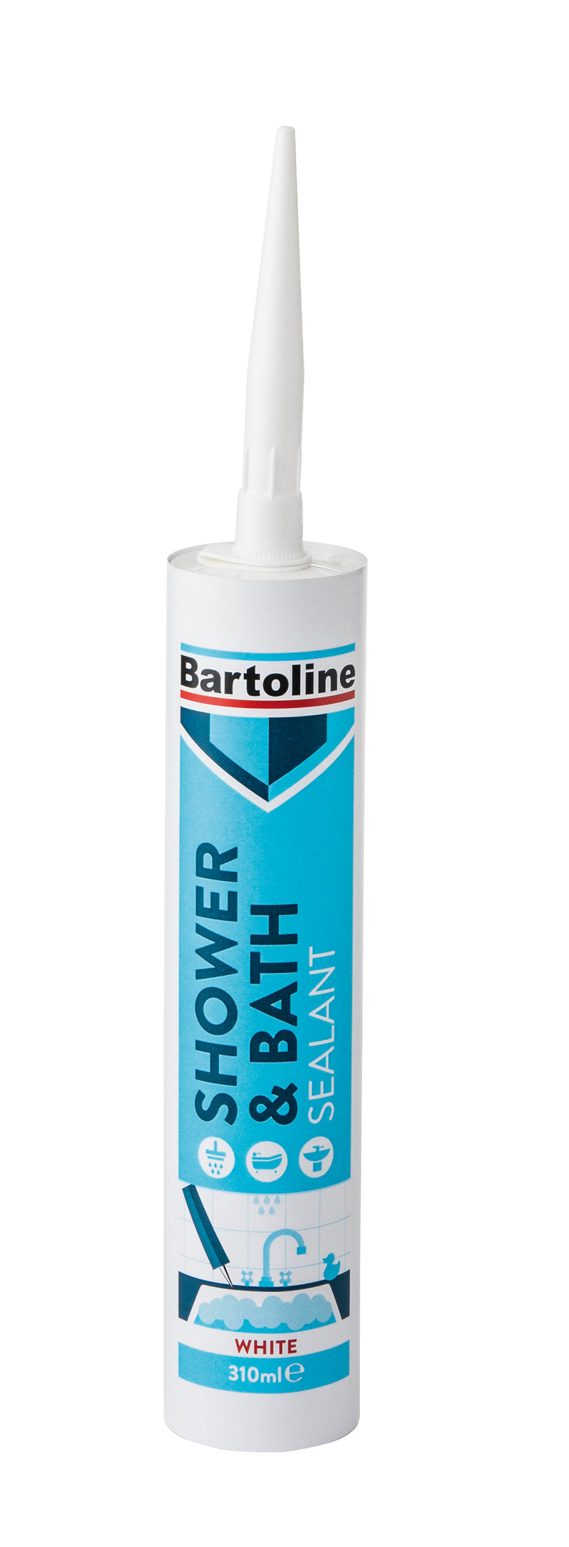 Bartoline White Shower & Bath Sealant Cartridge