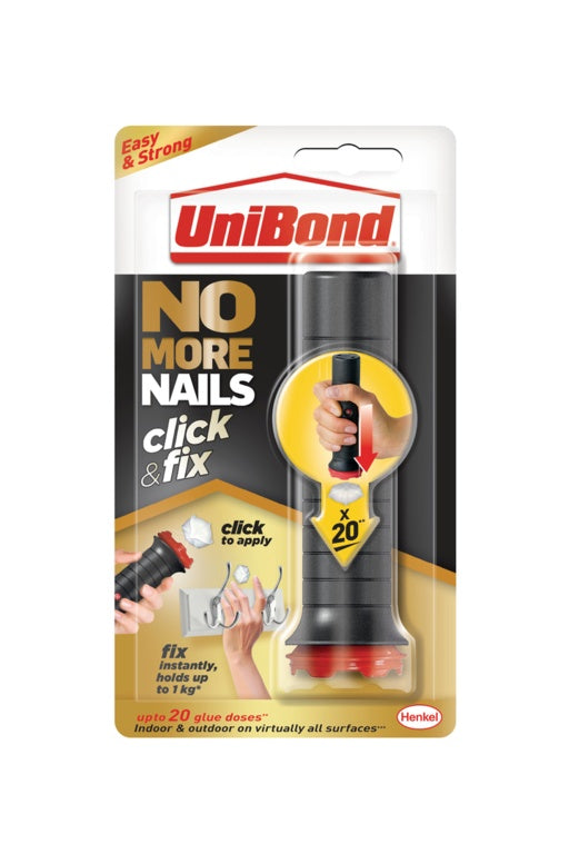 Unibond No More Nails - Click & Fix - 20 Glue Doses