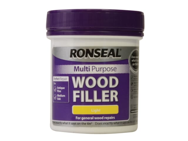 Ronseal Multi-Purpose Wood Filler - 250g - Light