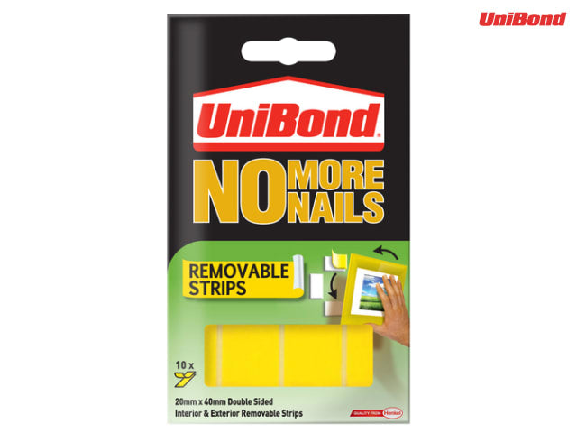 Unibond - No More Nails Double Sided Removable Pads - 10 pack