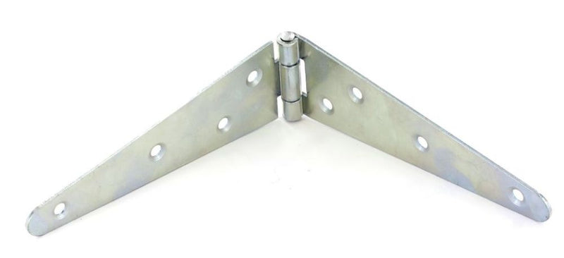Securit Zinc Plated Strap Hinges - 200mm (8") (S4513)