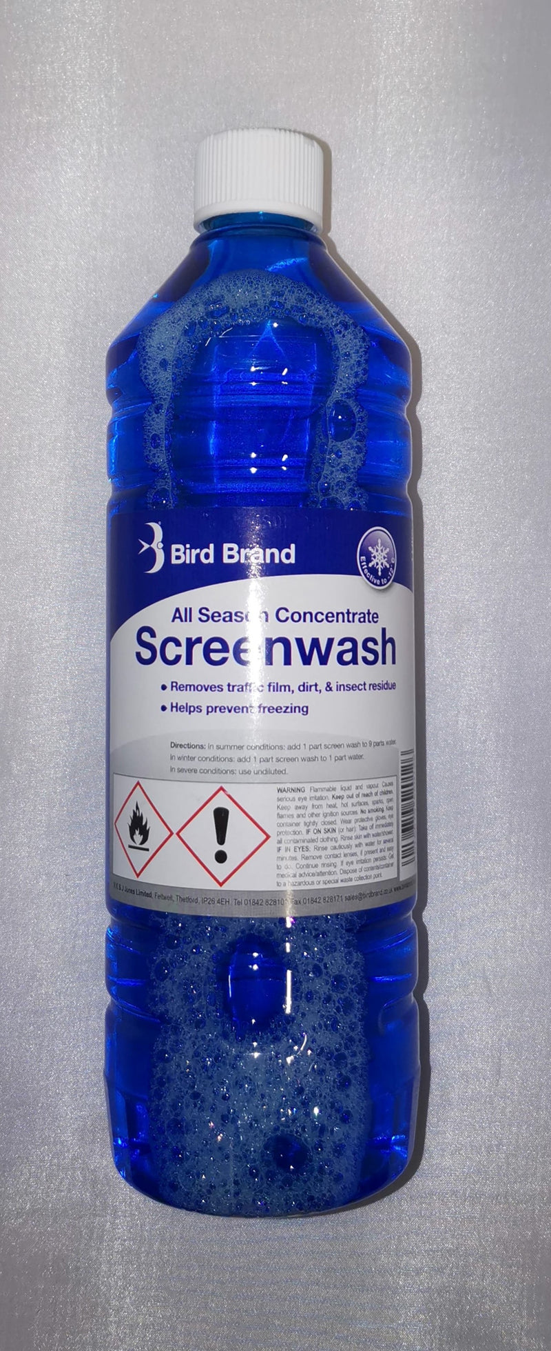 Bird Brand - All Season Concentrate Screenwash - 1 litre