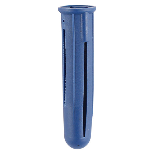 Timco Blue Plastic 10.5mm Wall Plugs x 40