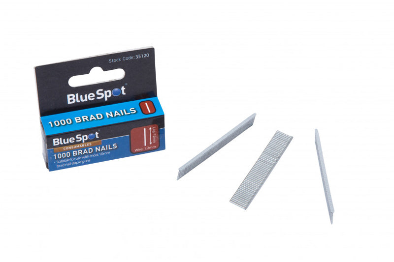 BlueSpot - 10mm Brad Nails - 1000