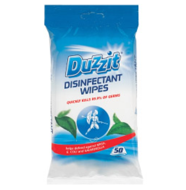 Duzzit - Disinfectant Wipes - 50 Wipes