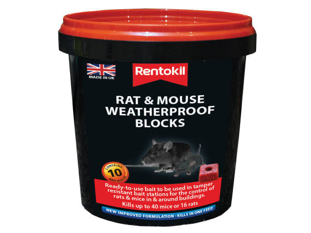 Rentokil - Mouse & Rat WeatherProof Blocks
