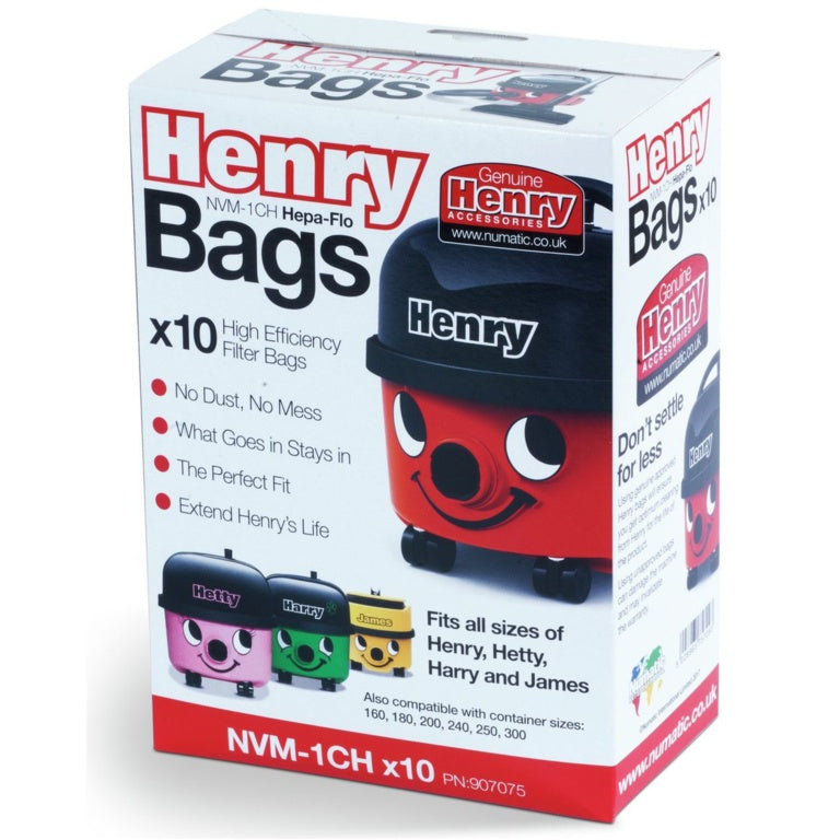 Henry Bags - 1CH Henry 10pk Cleaner Bags