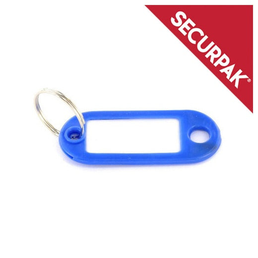 Securpak - Key Ring With Tab - Pack of 8