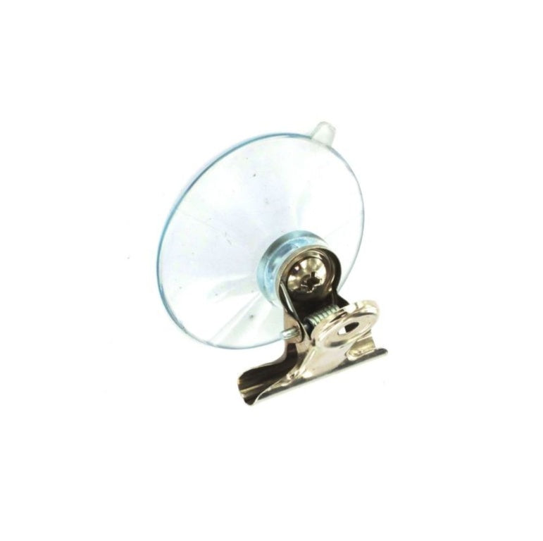 Securit Suction Hook with Metal Clip - 45mm (1 3/4") - 2 Pack