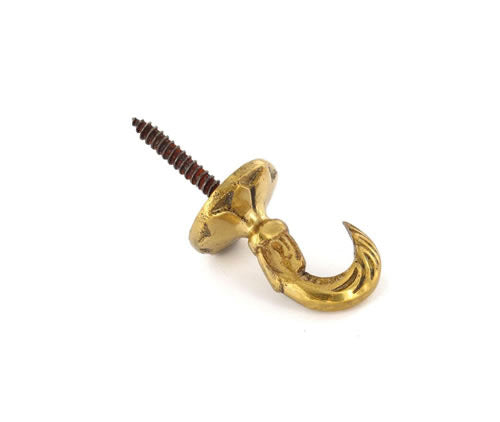Brass Egyptian Tieback Hooks