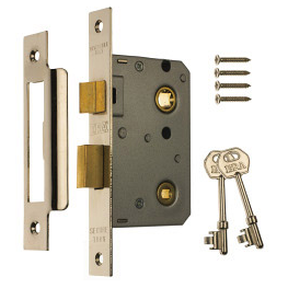 ERA - Bathroom Door Lock - High Security 64mm (2 1/2") - Brass