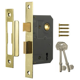 ERA - High Security 3 Lever Sash Lock - 64mm (2 1/2") - Chrome