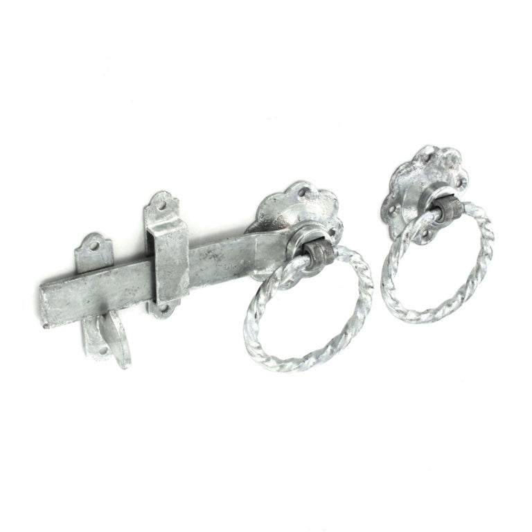 Securit Galvanised Twisted Ring Gate Latch 150mm (6") (S4738)