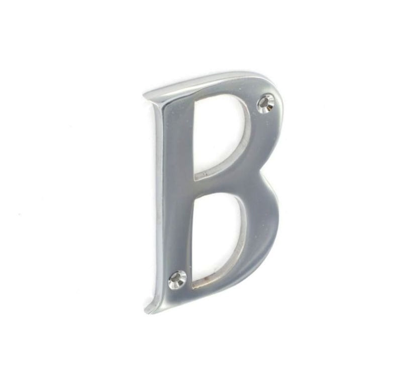 A & B Chrome Plated Letters 75mm (3")