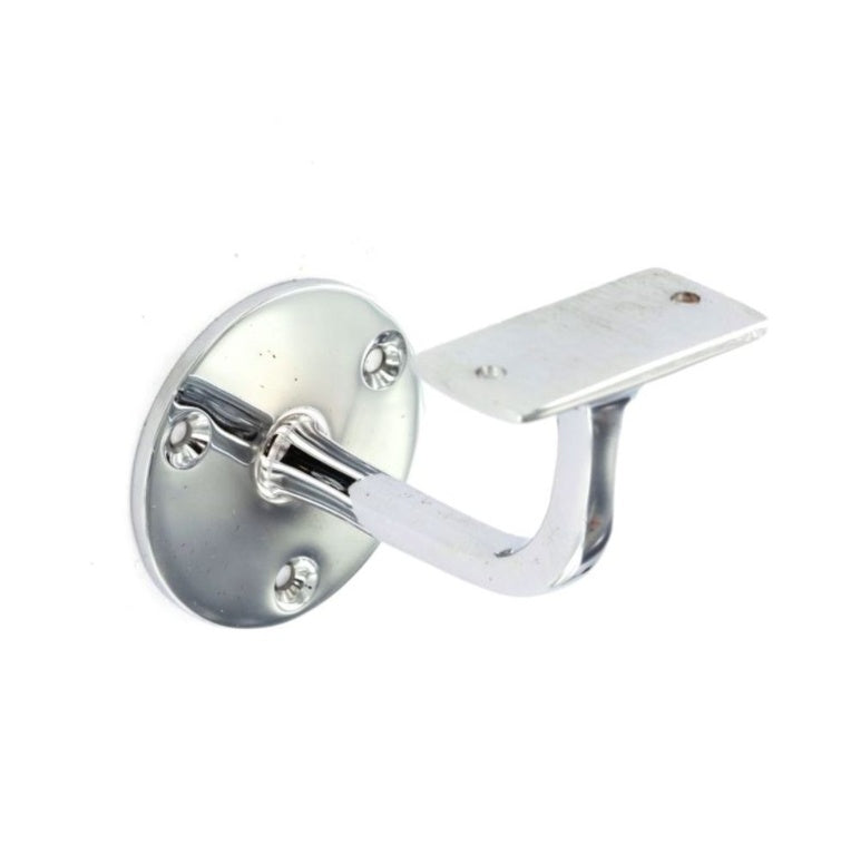 Securit 63mm (2 1/2") Handrail Bracket - Brass, Chrome or White
