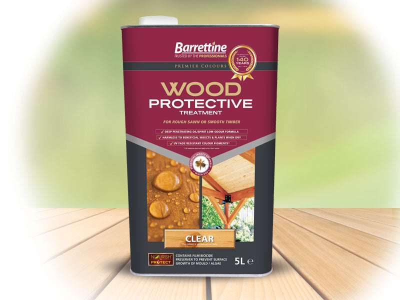 Barrettine - Wood Protective Treatment 1 litre, 2.5 litre & 5 litres