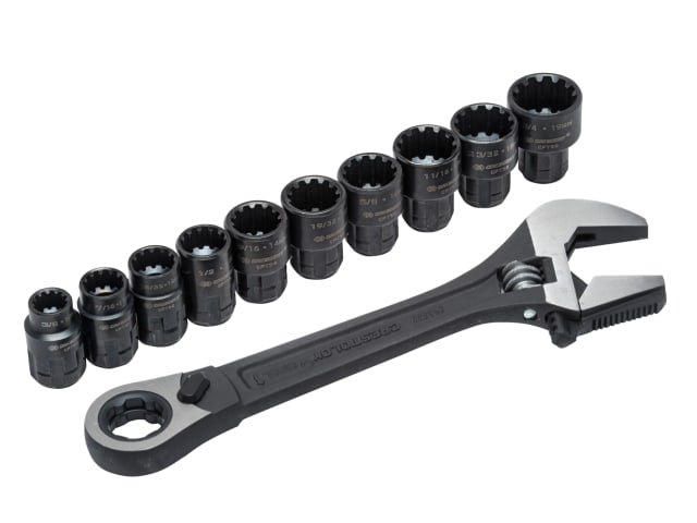 Crescent X6™ Pass-Thru™ Adjustable Wrench Set - 11 Piece