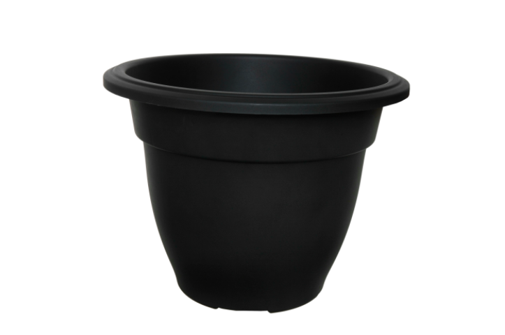 Black Round Bell Planter - 38cm, 45cm & 55cm