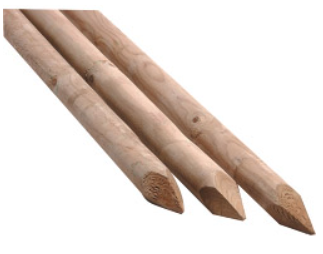 Ambassador - Round Softwood Tree Stake - 2.4m x 50mm (LOCAL PICKUP/DELIVERY ONLY)