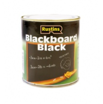 Rustins Quick Dry Blackboard Black Paint - 250ml