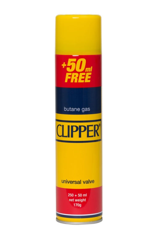 Clipper - Universal Butane Gas - 250+50ml (LOCAL PICKUP/DELIVERY ONLY)