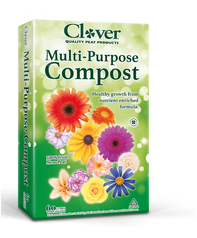 Clover Multi-Purpose Compost - 60 litres (LOCAL PICKUP / DELIVERY ONLY)