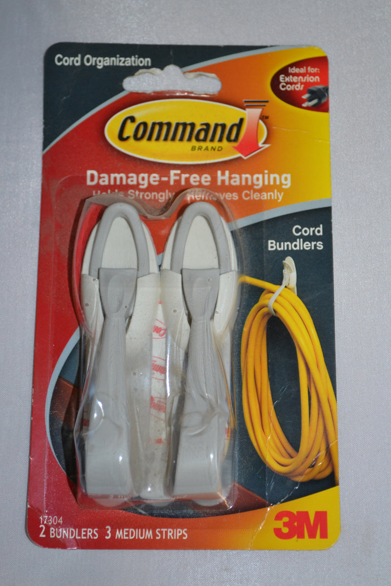 Command Brand - Cord Bundle Hooks - 2 pack