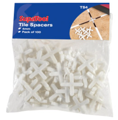 SupaTool Tile Spacers - 2mm, 3mm, 4mm