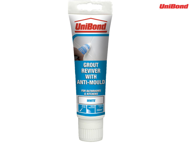 UniBond - Grout Reviver with Anti-Mould - White - 125ml