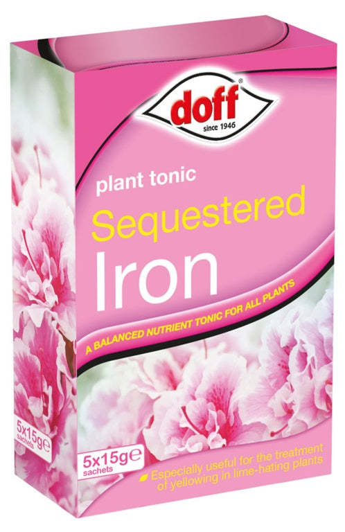 Doff - Plant Tonic Sequestered Iron - 5 x 15g