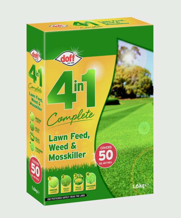 Doff Complete Lawn Feed, Weed & Moss Killer
