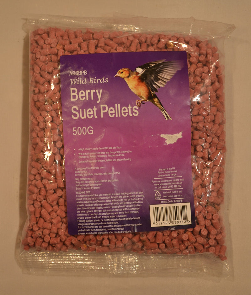 Ambassador - Berry Suet Pellets - 500g