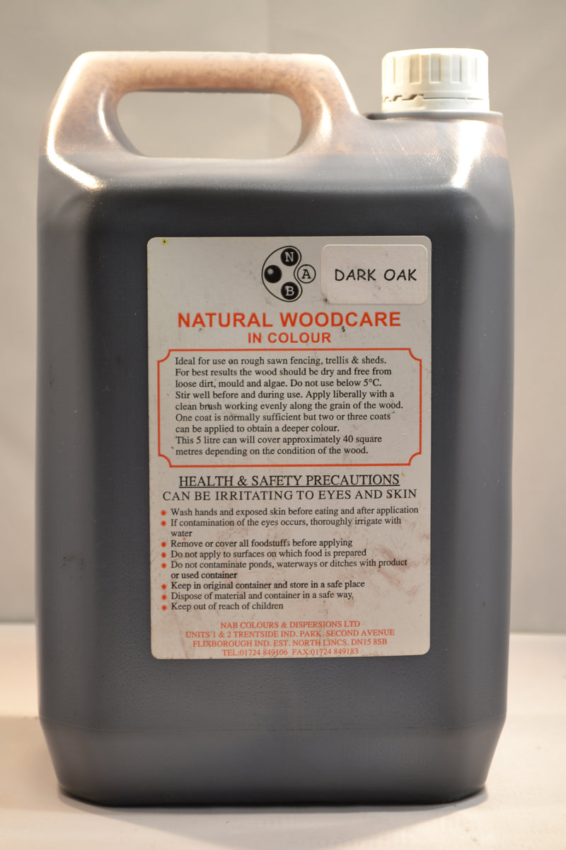 Natural Woodcare - 5 Litre - Various Colours Available