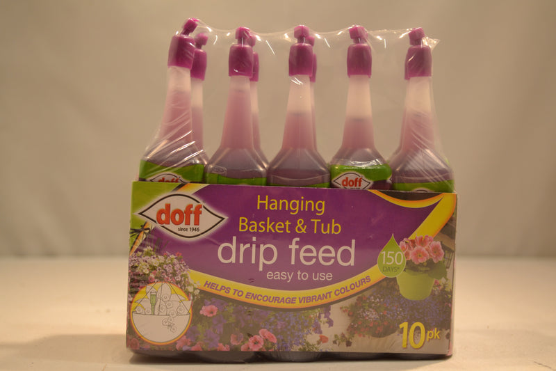 Doff - Hanging Basket & Tub Drip Feed - 10 Pack