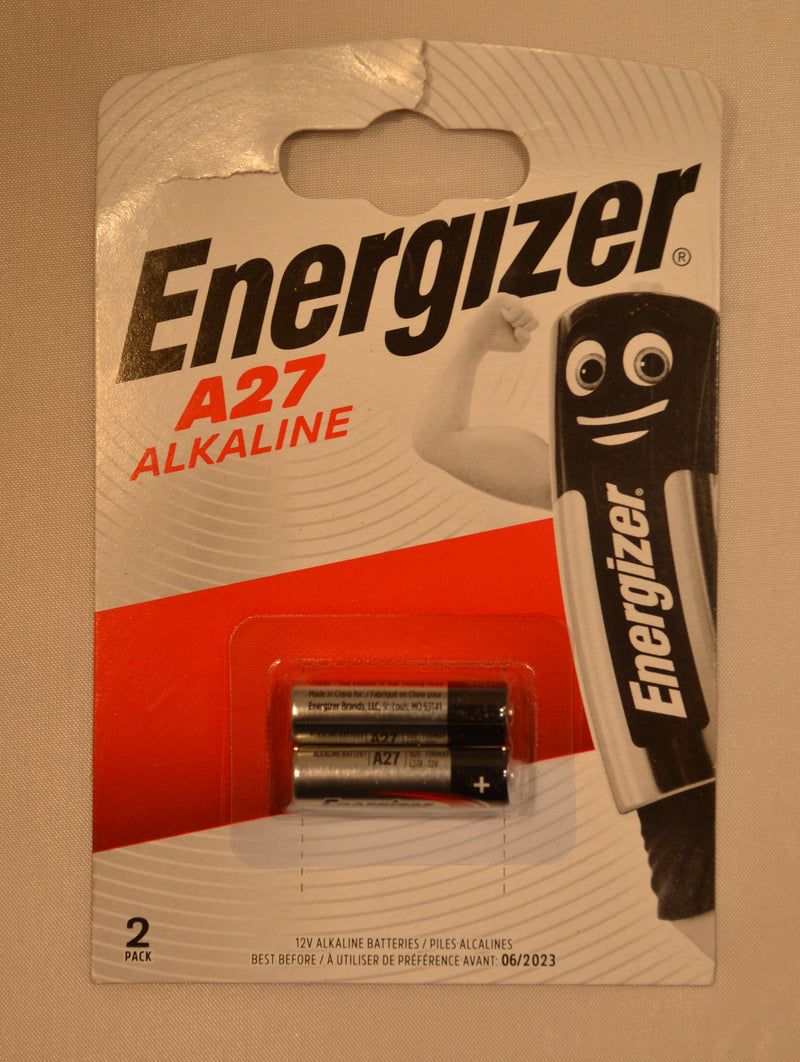 Energizer - A27 12V Alkaline Batteries - 2 pack