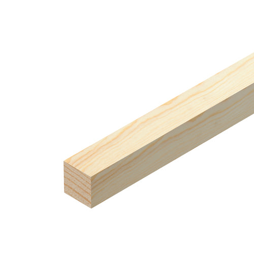 (W) 12mm x (D) 12mm - 1/2 inch x 1/2 inch - Pine Stripwood - Planed Timber TM621 (LOCAL PICKUP / DELIVERY ONLY)