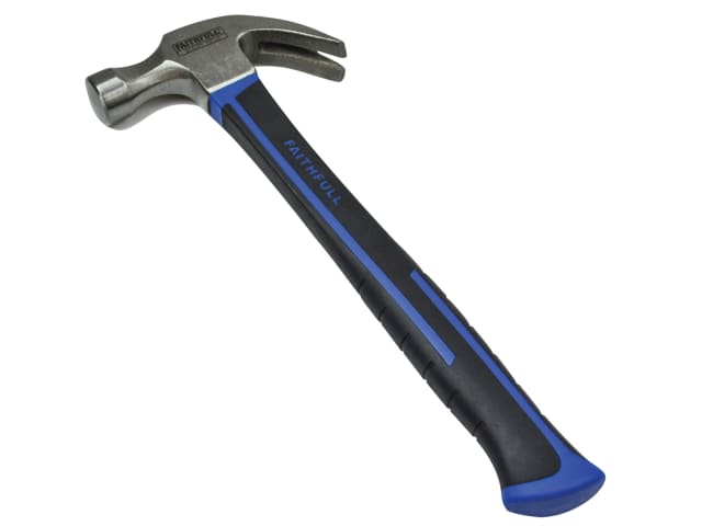 Faithfull Quality Tools Claw Hammer Fibreglass Handle 567g (20oz)