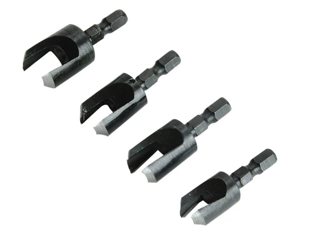 Faithfull Plug Cutters 6, 8, 10, 12mm