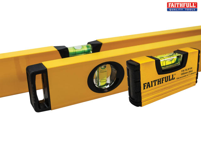 Faithfull Quality Tools Box Level Set - 3 Piece