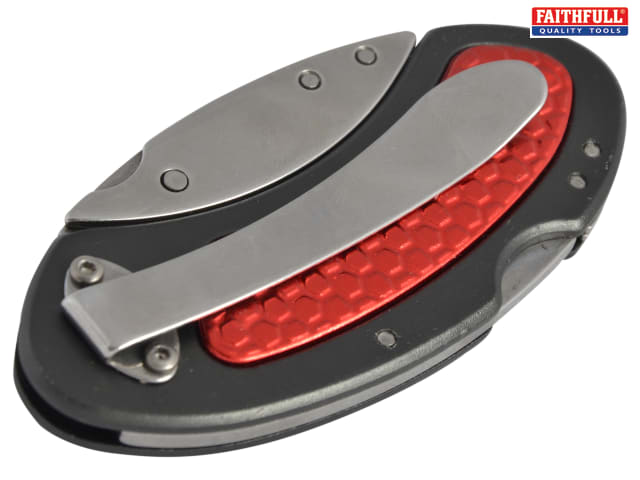 Faithfull Quality Tools Utility Folding Knife with Blade Lock