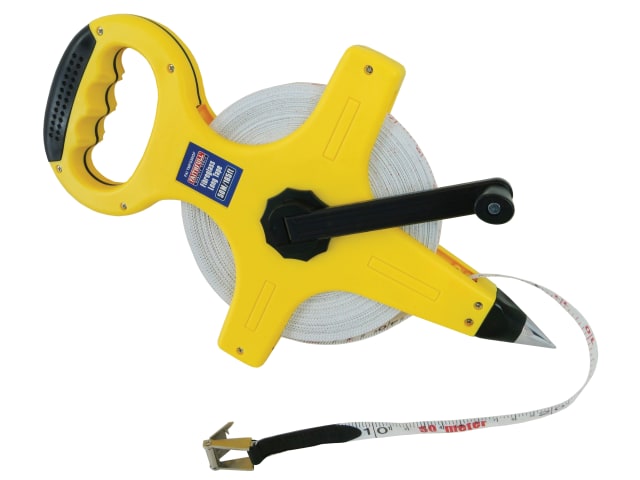 Faithfull Quality Tools Open Frame ABS Fibreglass Long Tape 50m/165ft
