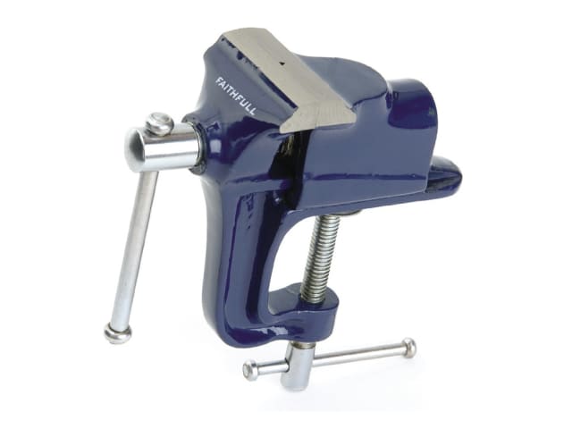 Faithfull Quality Tools Hobby Vice 60mm (2.1/2") with Integrated Clamp